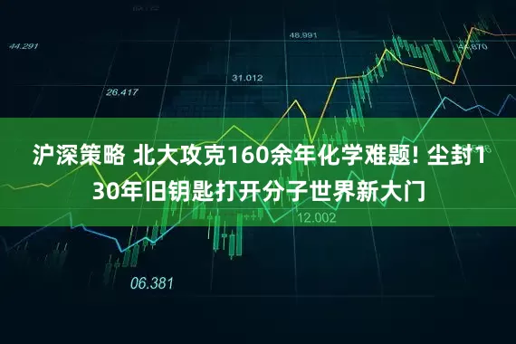 沪深策略 北大攻克160余年化学难题! 尘封130年旧钥匙打开分子世界新大门
